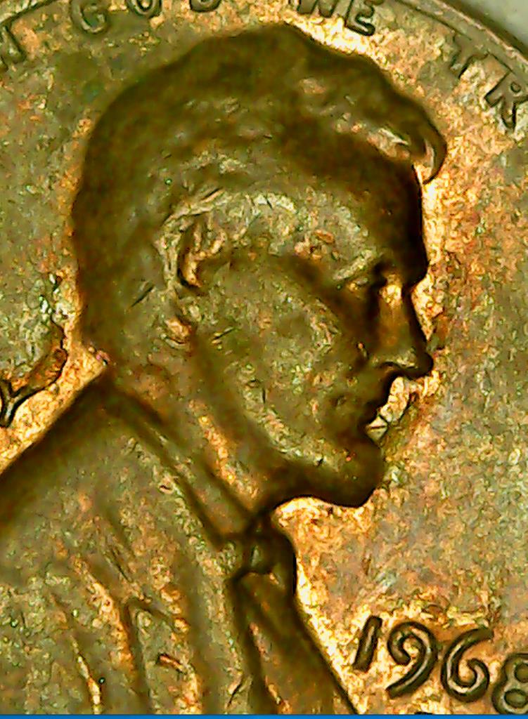 1968-Double-Ear-US-Lincoln-Penny!